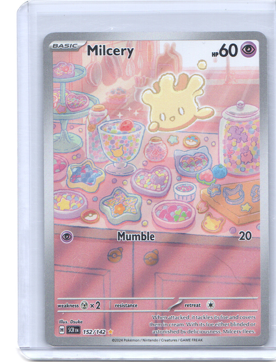 Milcery Illustration Rare SV07: Stellar Crown 152/142 NM