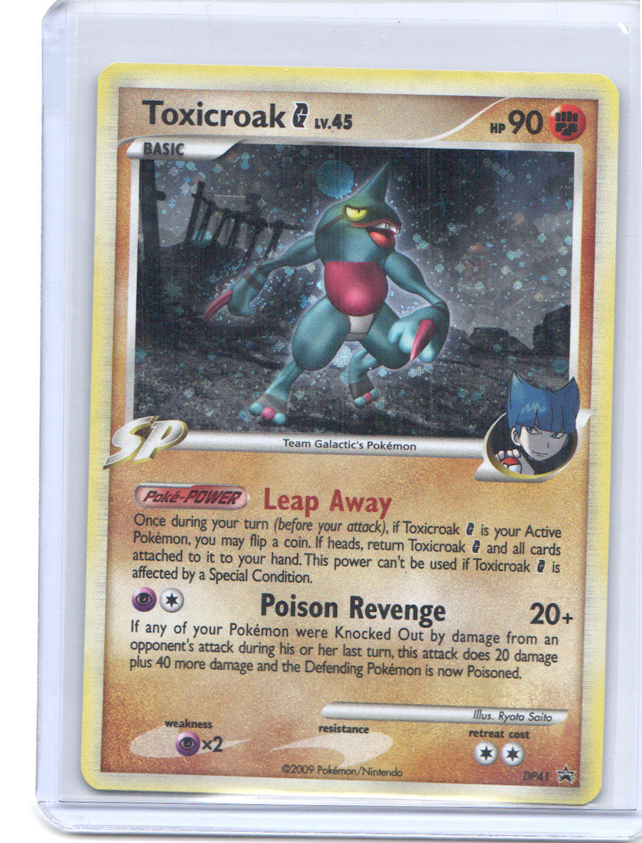 Toxicroak G Promo Diamond and Pearl Promos DP41 NM