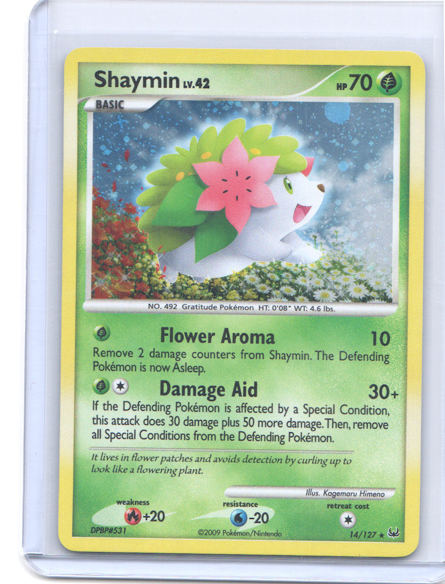 Shaymin (14) Holo Rare Platinum 14/127 LP