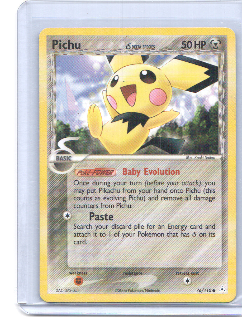 Pichu (Delta Species) Common EX Holon Phantoms 76/110 LP