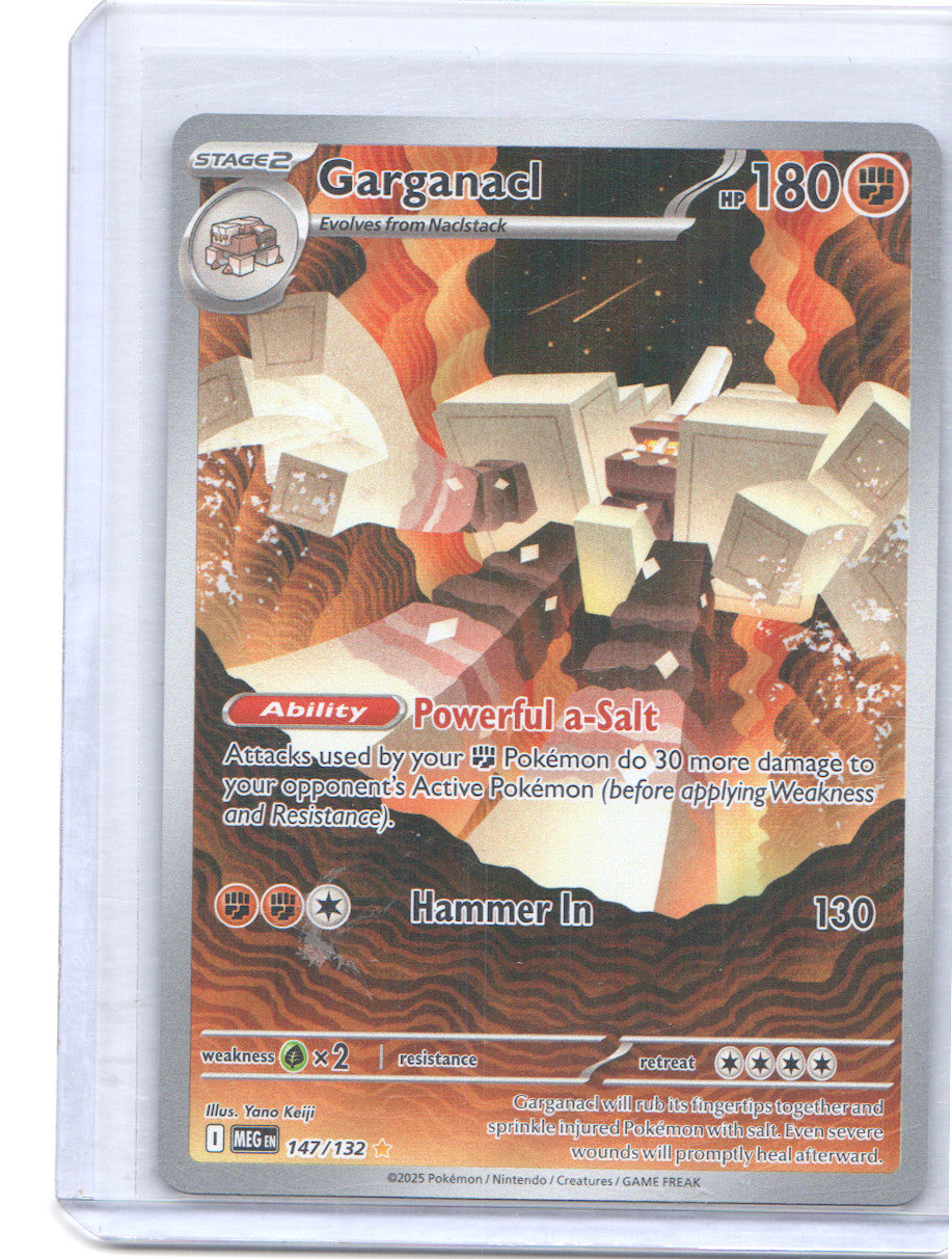 Garganacl Illustration Rare ME01: Mega Evolution 147/132 NM