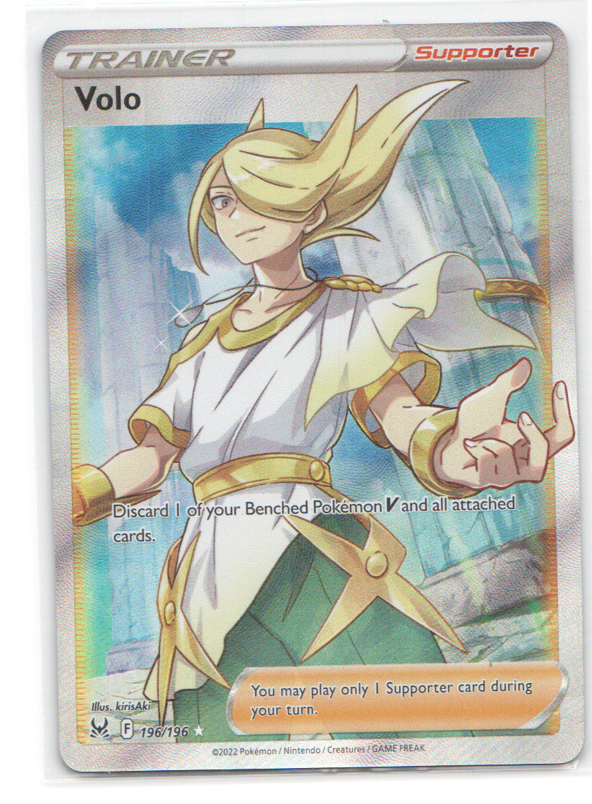 Volo (Full Art) Ultra Rare SWSH11: Lost Origin 196/196 NM