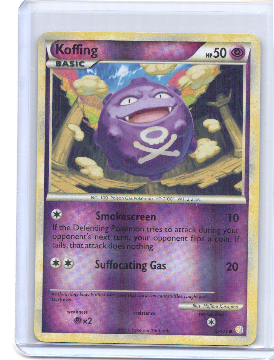 Koffing Common HeartGold SoulSilver 70/123 NM