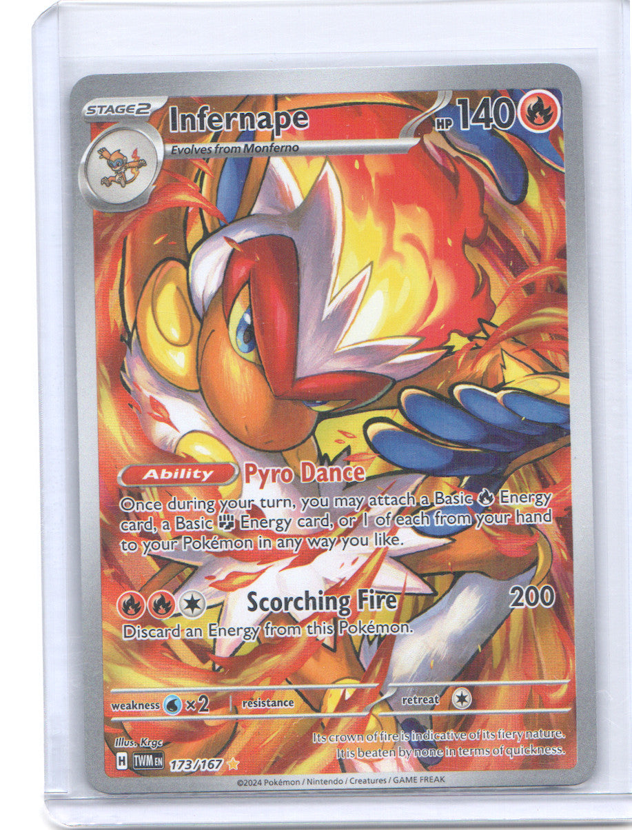 Infernape Illustration Rare SV06: Twilight Masquerade 173/167 NM