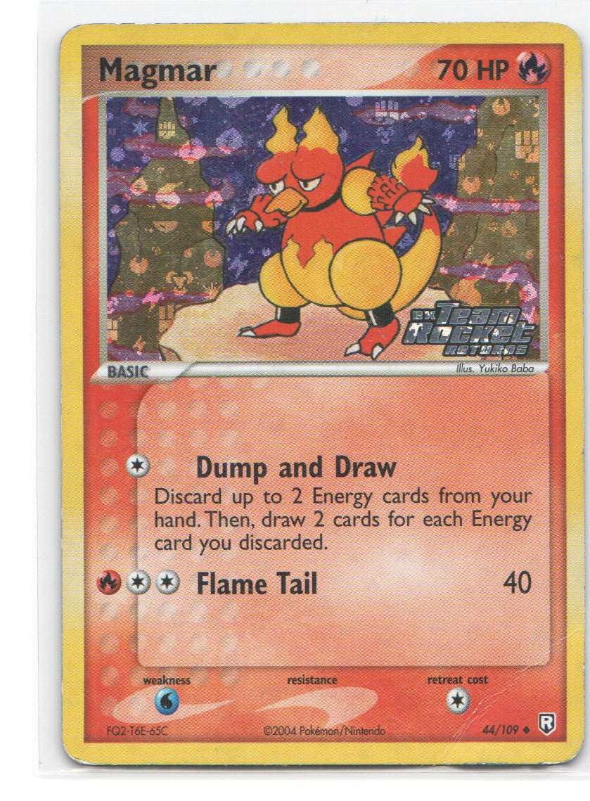 Magmar Uncommon Team Rocket Returns 44/109 NM
