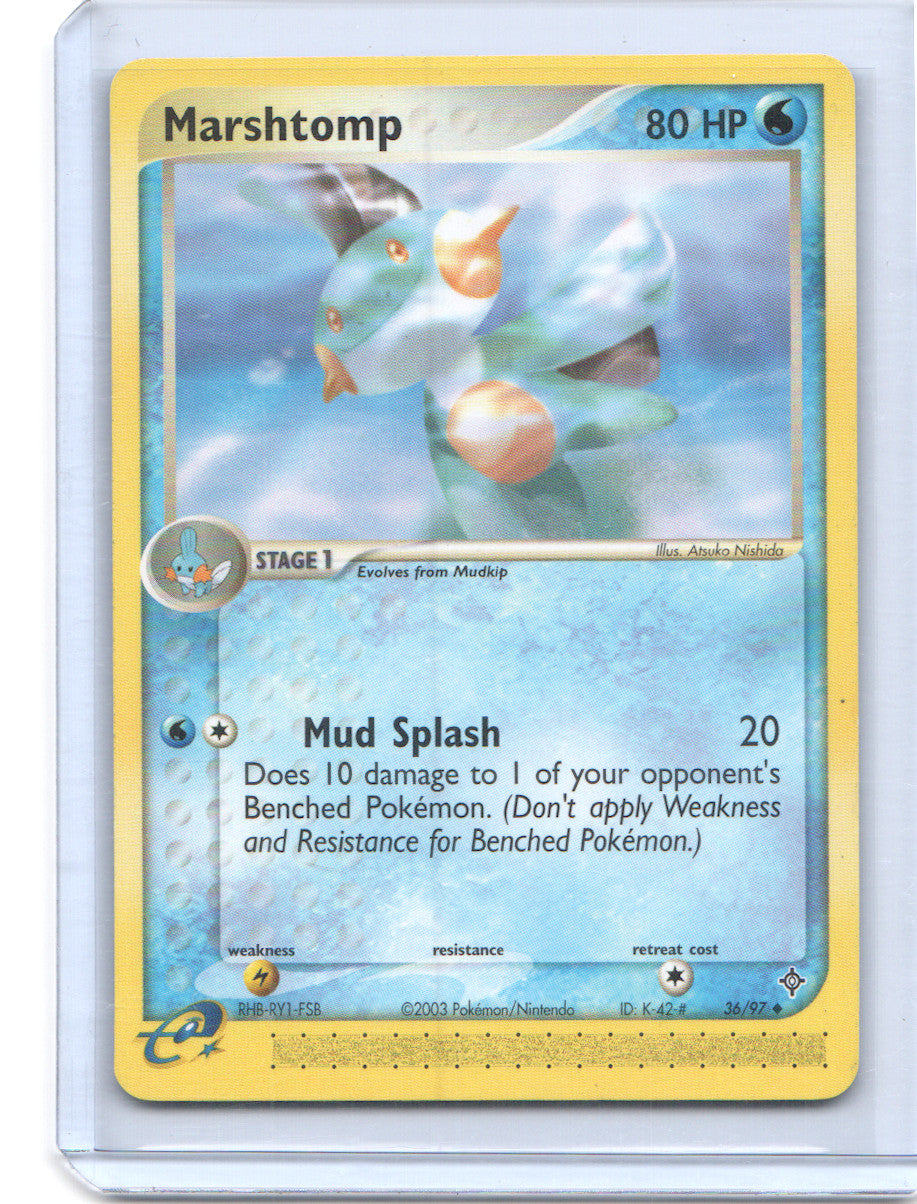 Marshtomp Uncommon EX Dragon 36/97 NM