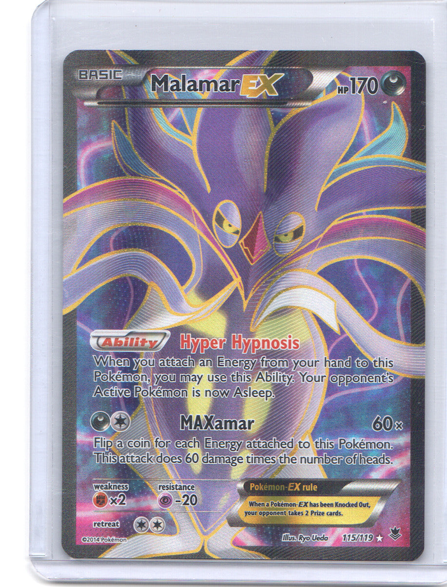 Malamar EX (115 Full Art) Ultra Rare XY - Phantom Forces 115/119 LP