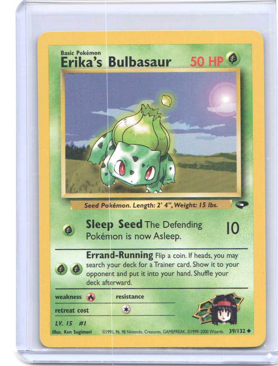 Erika's Bulbasaur Uncommon Gym Challenge 039/132 NM