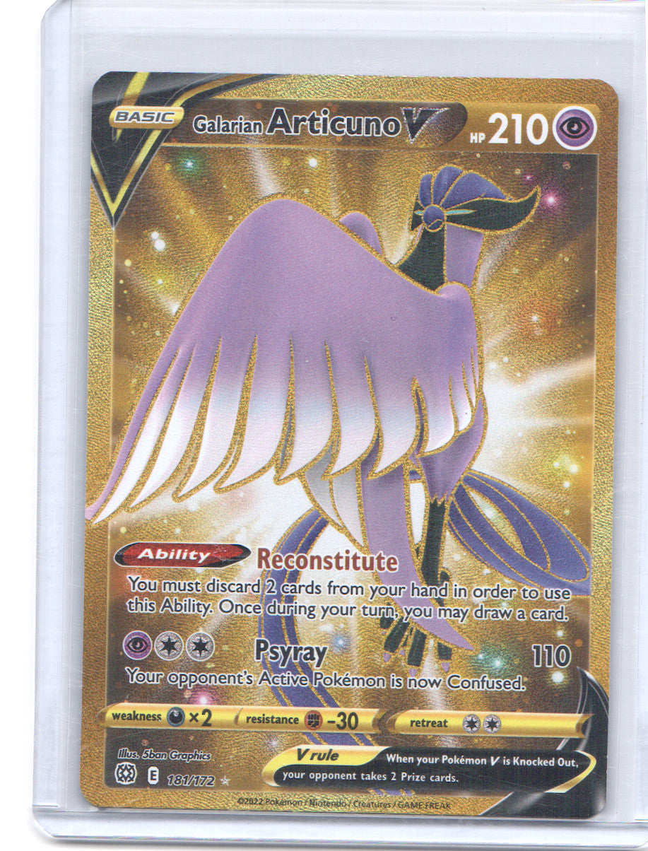 Galarian Articuno V (Secret) Secret Rare SWSH09: Brilliant Stars 181/172 NM