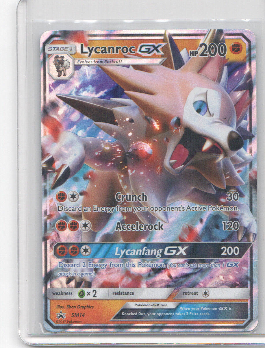 Lycanroc GX Promo SM Promos SM14 NM