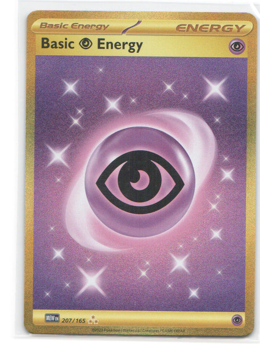 Basic Psychic Energy - Hyper Rare SV: Scarlet & Violet 151 207/165 NM