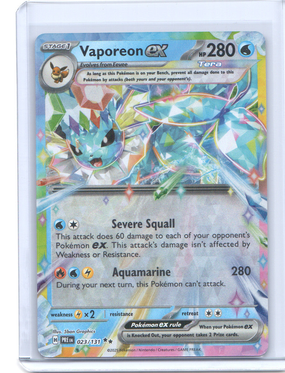 Vaporeon ex Double Rare SV: Prismatic Evolutions 023/131 NM
