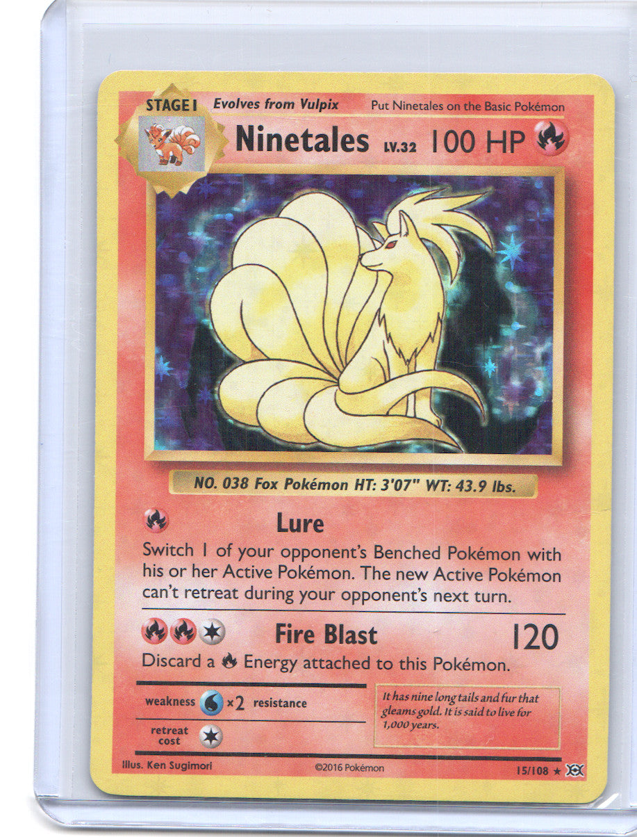 Ninetales Holo Rare XY - Evolutions 15/108 NM