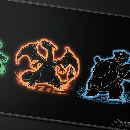 Ultra PRO Neon Kanto Foil Playmat – spot foil close-up