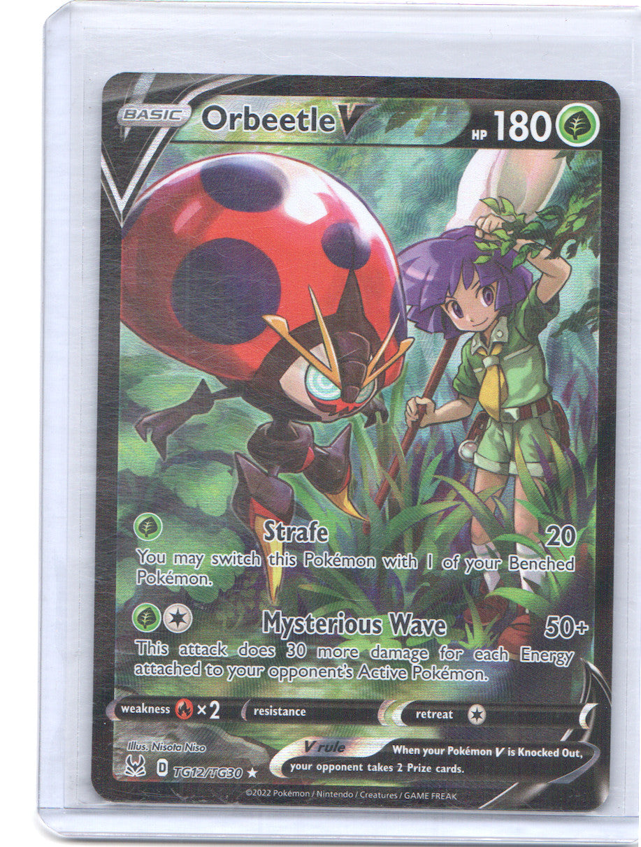 Orbeetle V Ultra Rare SWSH11: Lost Origin Trainer Gallery TG12/TG30 NM