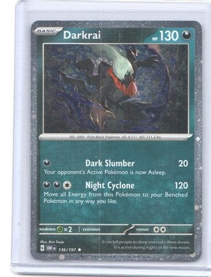 Darkrai (Cosmos Holo) Rare Miscellaneous Cards & Products 136/197 NM
