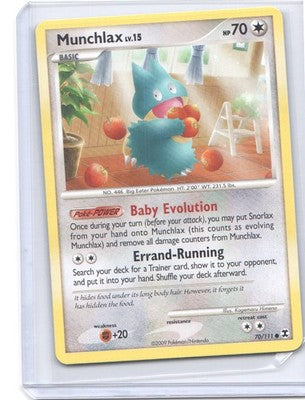 Munchlax (70) Common Rising Rivals 70/111 Non-Holo LP