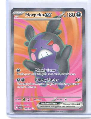 Morpeko ex Ultra Rare ME05: Pitch Black 102/084 Holofoil NM