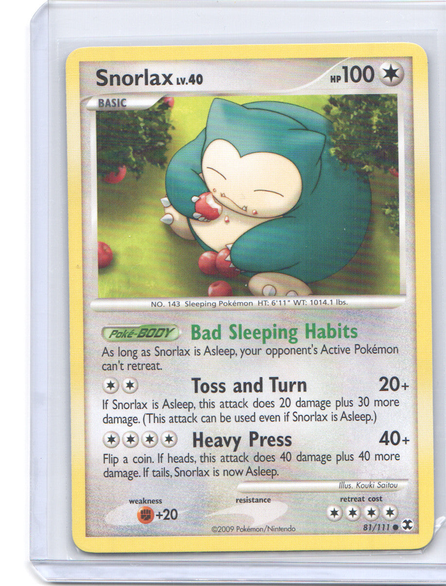 Snorlax (81) Common Rising Rivals 81/111 LP