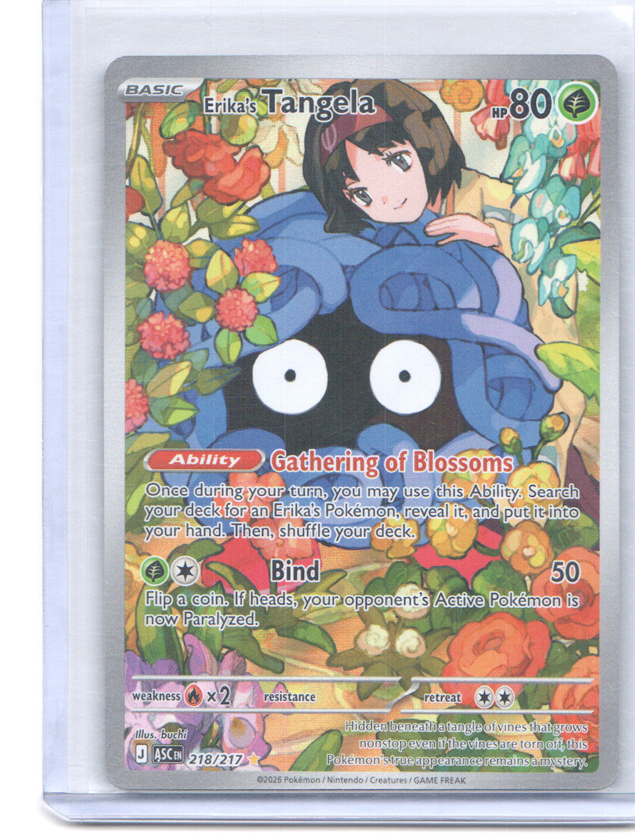 Erika's Tangela Illustration Rare ME: Ascended Heroes 218/217 NM