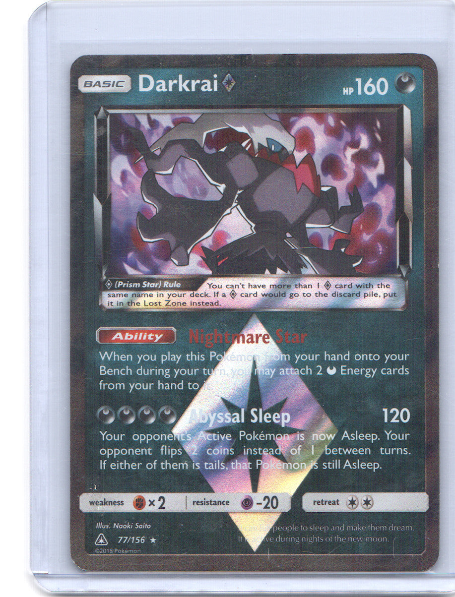 Darkrai Prism Star Prism Rare SM - Ultra Prism 77/156 MP