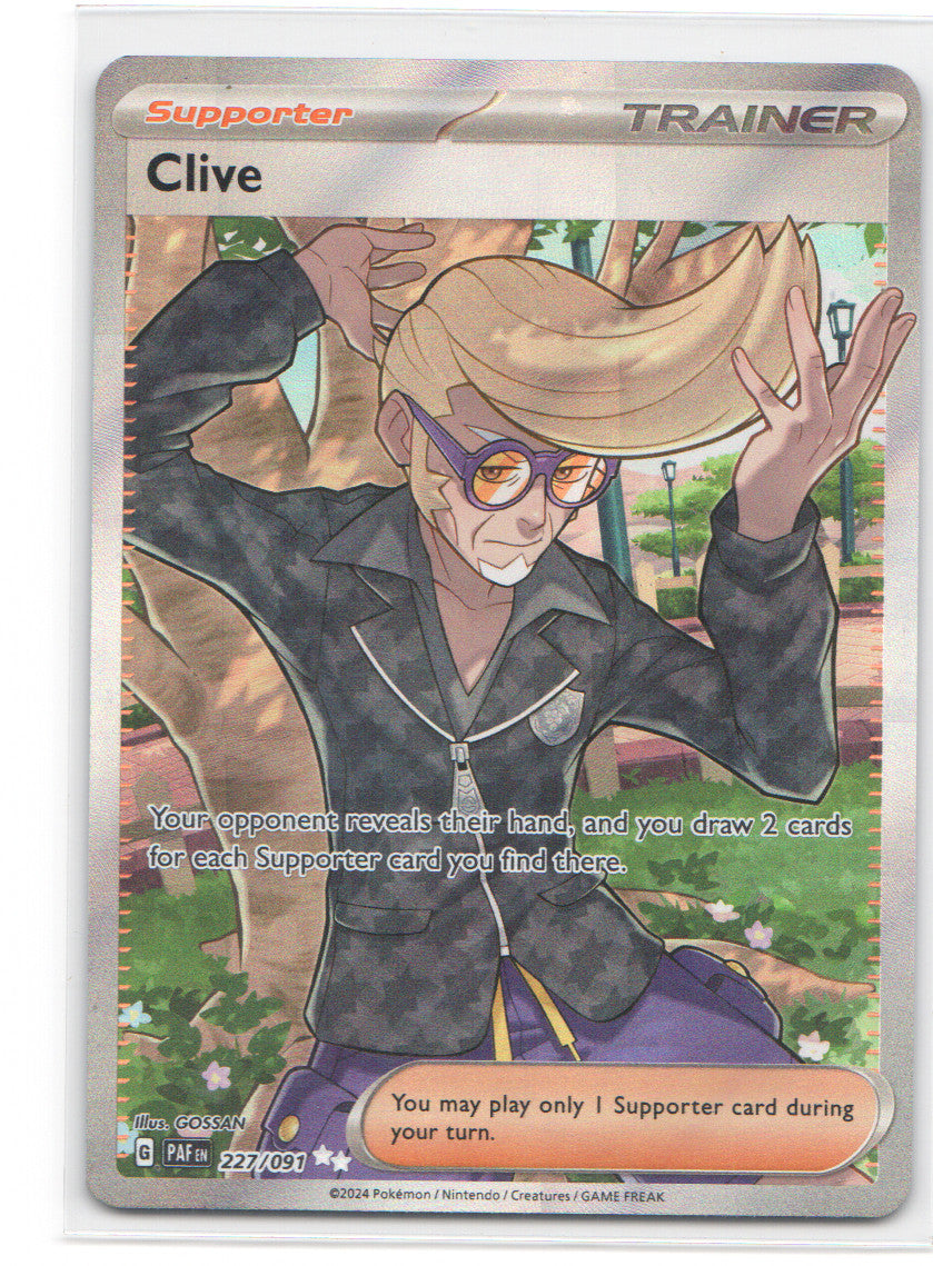 Clive - Ultra Rare SV: Paldean Fates 227/091 NM