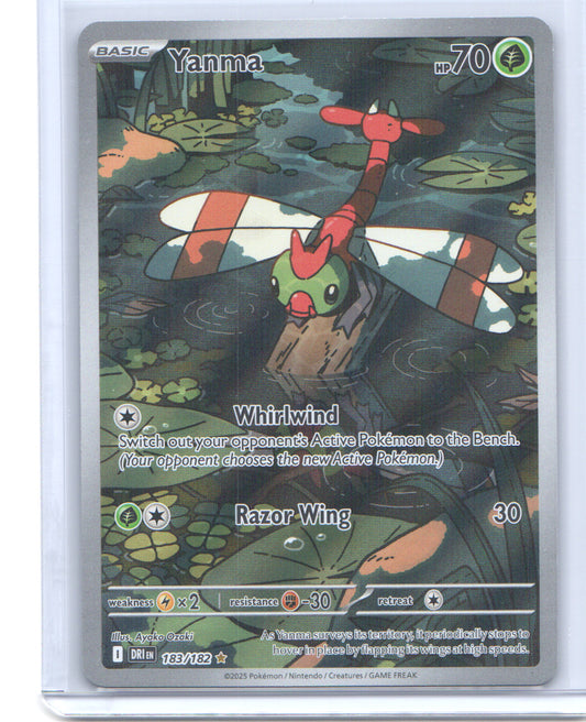 Yanma Illustration Rare SV10: Destined Rivals 183/182 NM