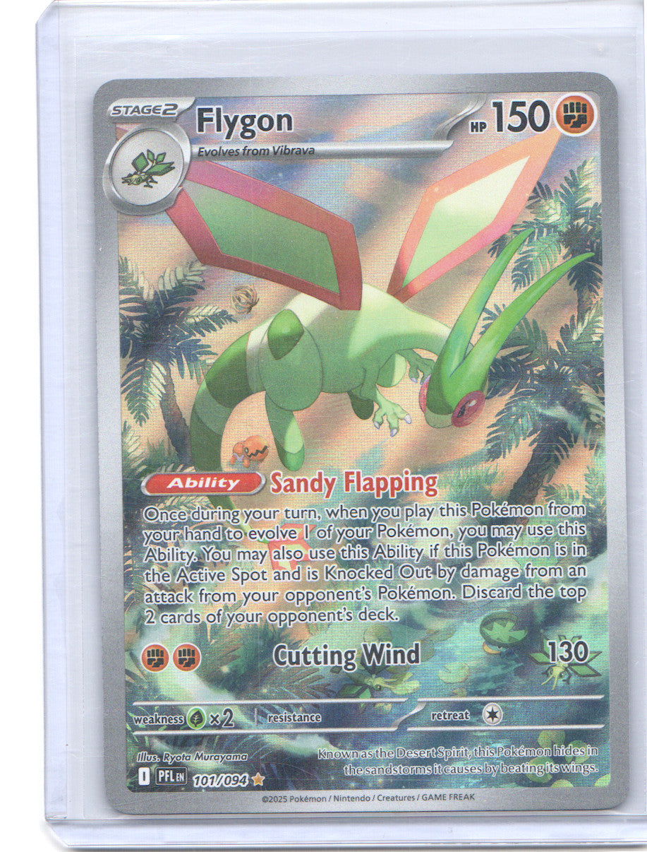 Flygon Illustration Rare ME02: Phantasmal Flames 101/094 NM
