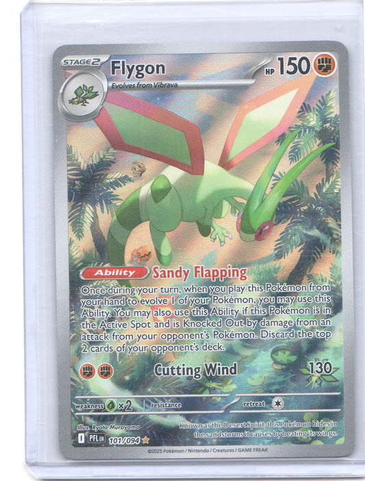 Flygon Illustration Rare ME02: Phantasmal Flames 101/094 NM