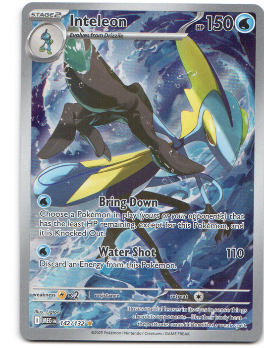 Inteleon - Illustration Rare ME01: Mega Evolution 142/132 NM