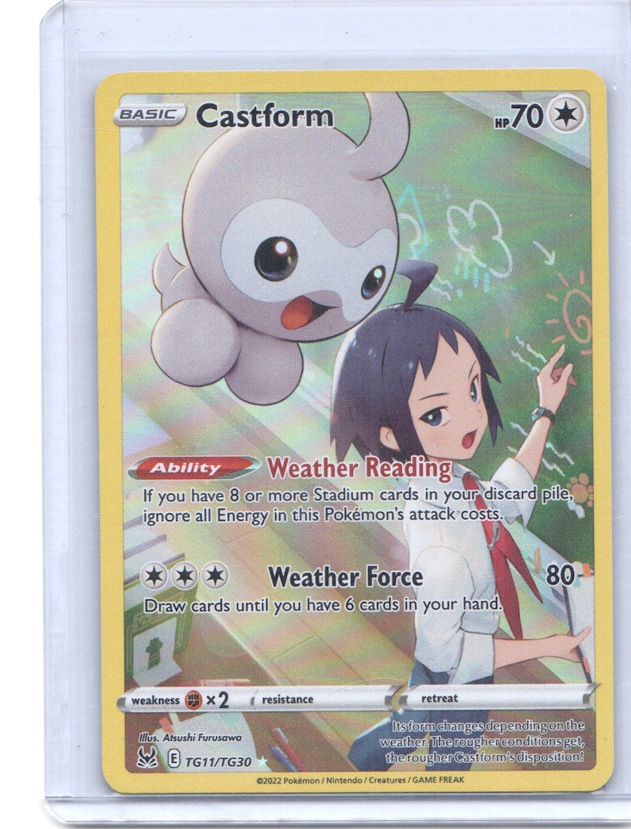 Castform Ultra Rare SWSH11: Lost Origin Trainer Gallery TG11/TG30 NM