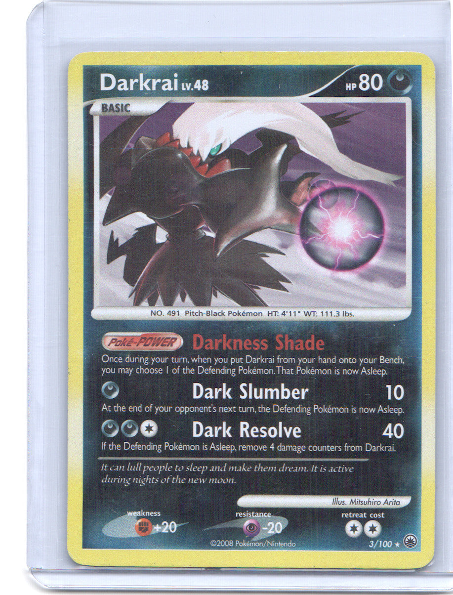 Darkrai Holo Rare Majestic Dawn 3/100 LP