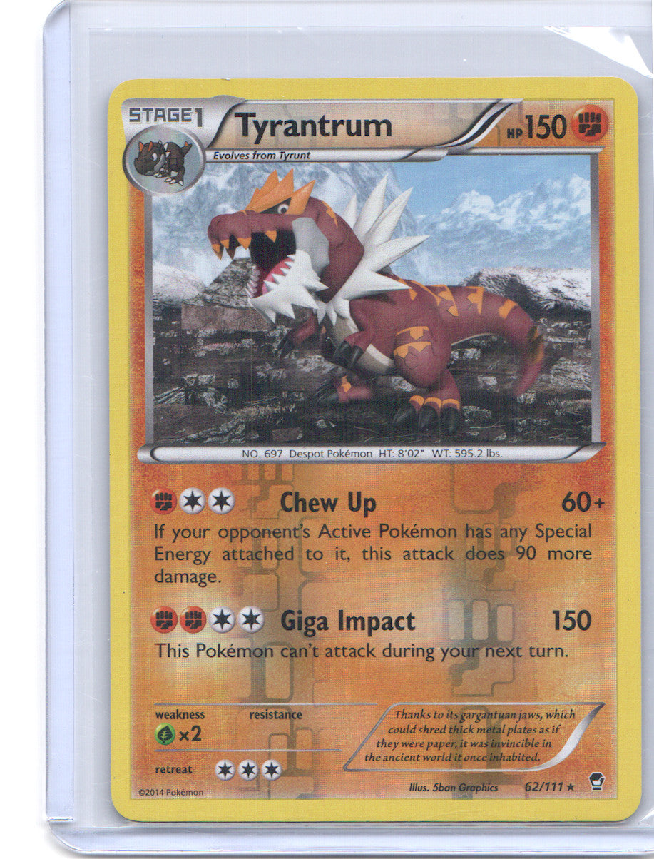 Tyrantrum Rare XY - Furious Fists 62/111 LP
