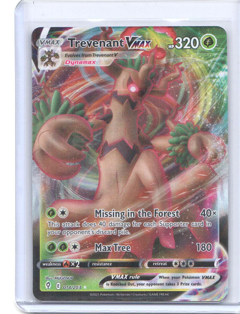 Trevenant VMAX Ultra Rare SWSH07: Evolving Skies 014/203 NM
