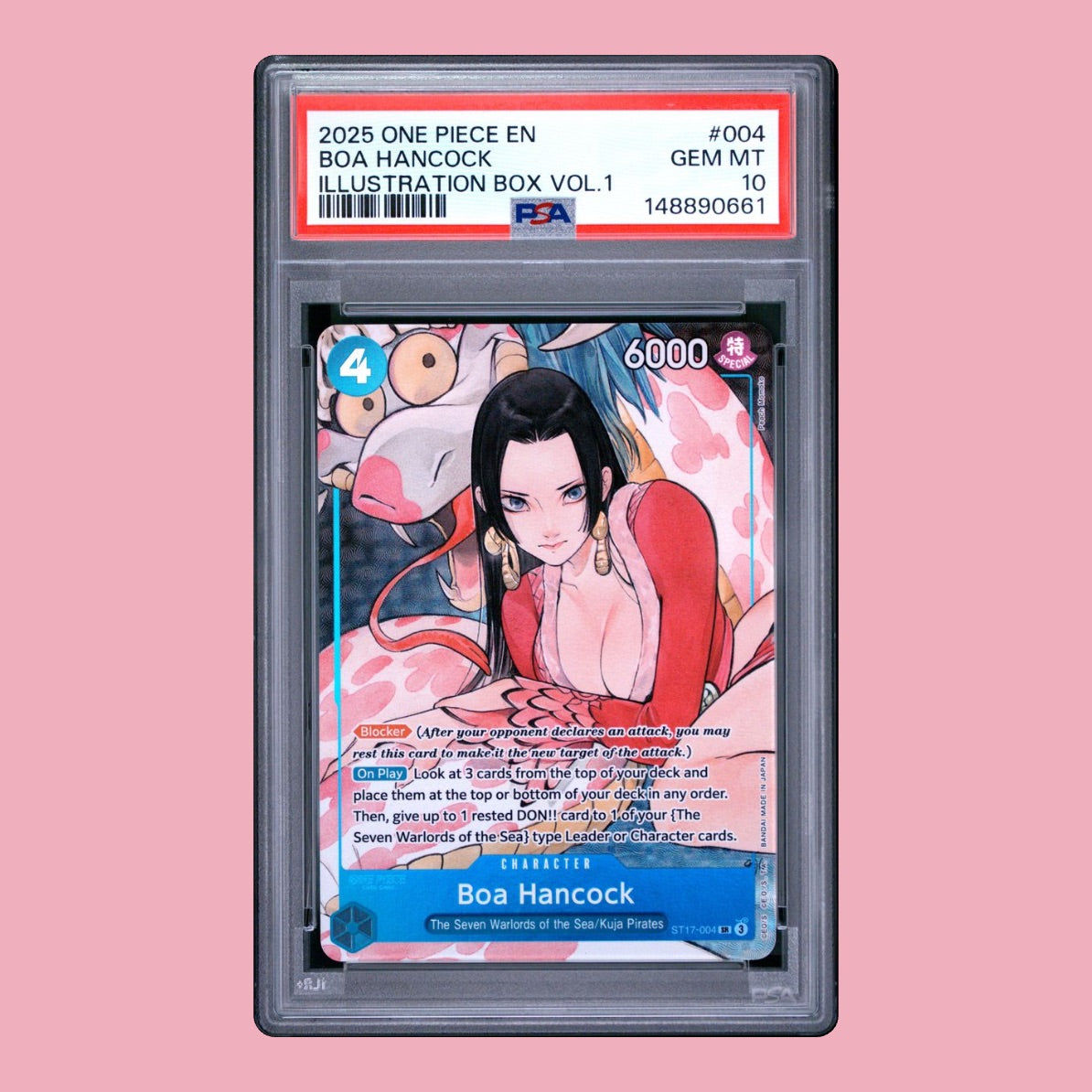 Boa Hancock - 2025 One Piece EN - Illustration Box Vol.1 - #004 - PSA 10 GEM MT