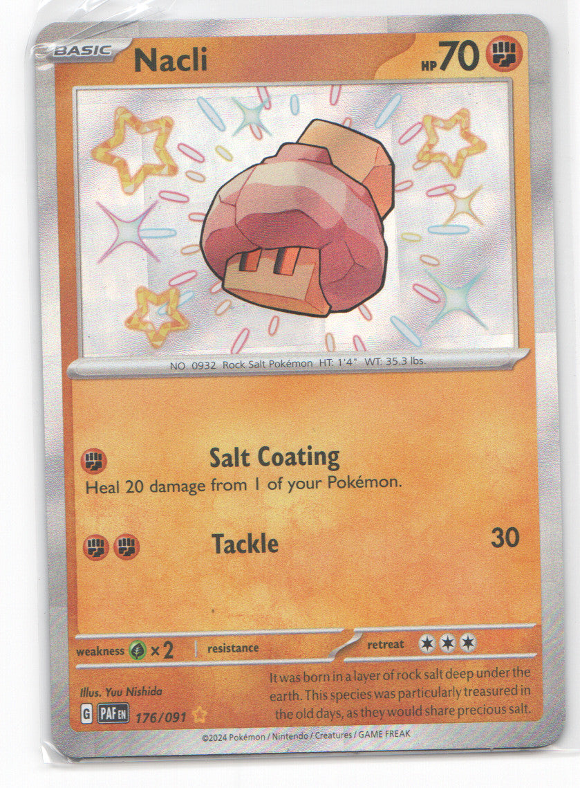 Nacli Shiny Rare SV: Paldean Fates 176/091 NM