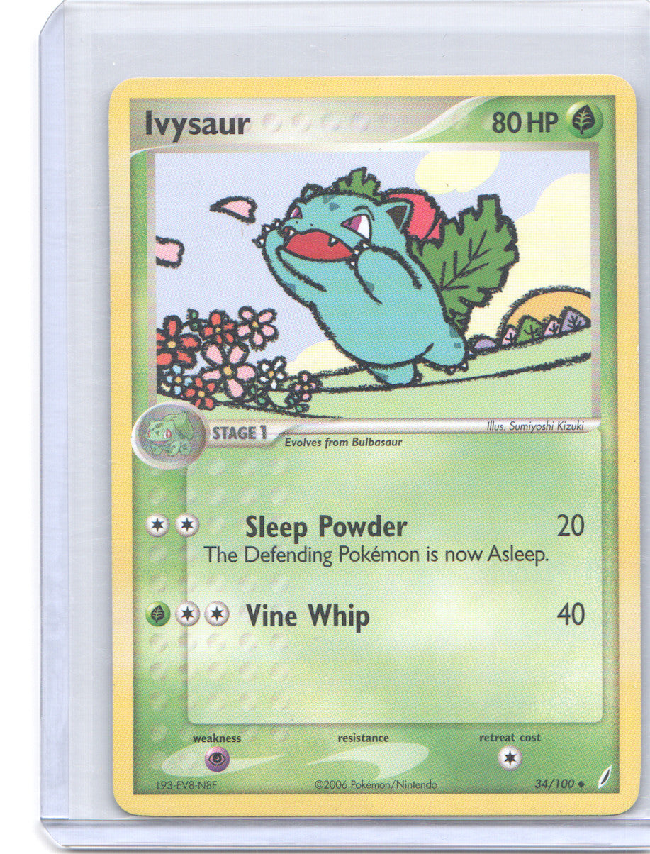 Ivysaur Uncommon EX Crystal Guardians 34/100 NM
