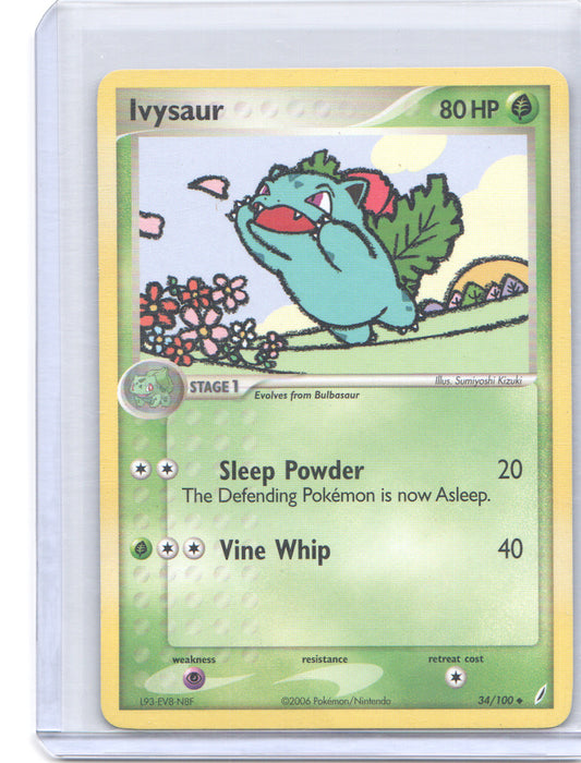 Ivysaur Uncommon EX Crystal Guardians 34/100 NM