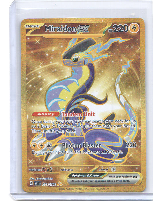 Miraidon ex Hyper Rare SV01: Scarlet & Violet Base Set 253/198 NM
