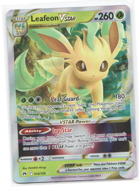 Leafeon VSTAR Ultra Rare Crown Zenith 014/159 NM