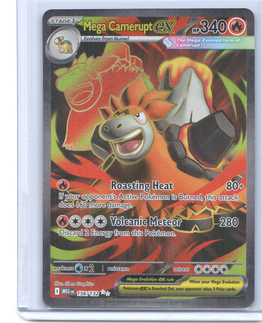 Mega Camerupt ex Ultra Rare ME01: Mega Evolution 156/132 NM
