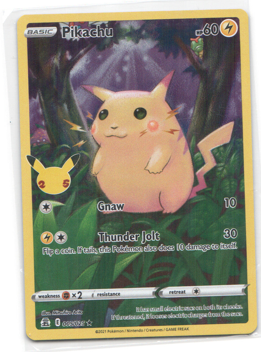 Pikachu Holo Rare Celebrations 005/025 NM