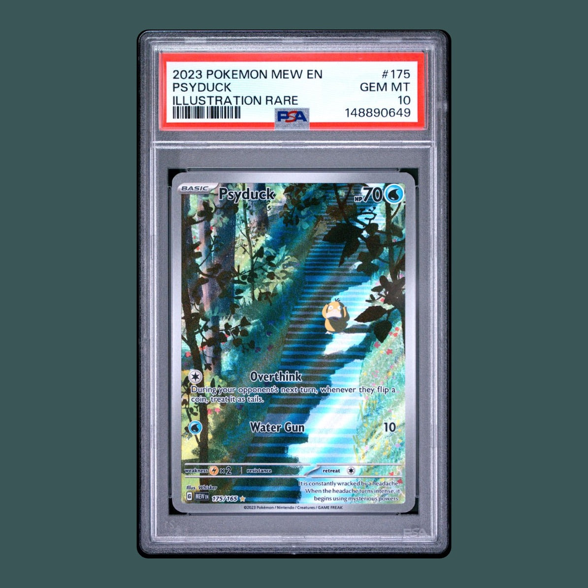Psyduck - 2023 Pokemon MEW EN - #175 - PSA 10 GEM MT