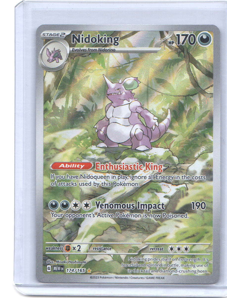 Nidoking Illustration Rare SV: Scarlet & Violet 151 174/165 NM