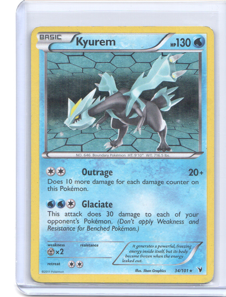 Kyurem Holo Rare Noble Victories 34/101 HP