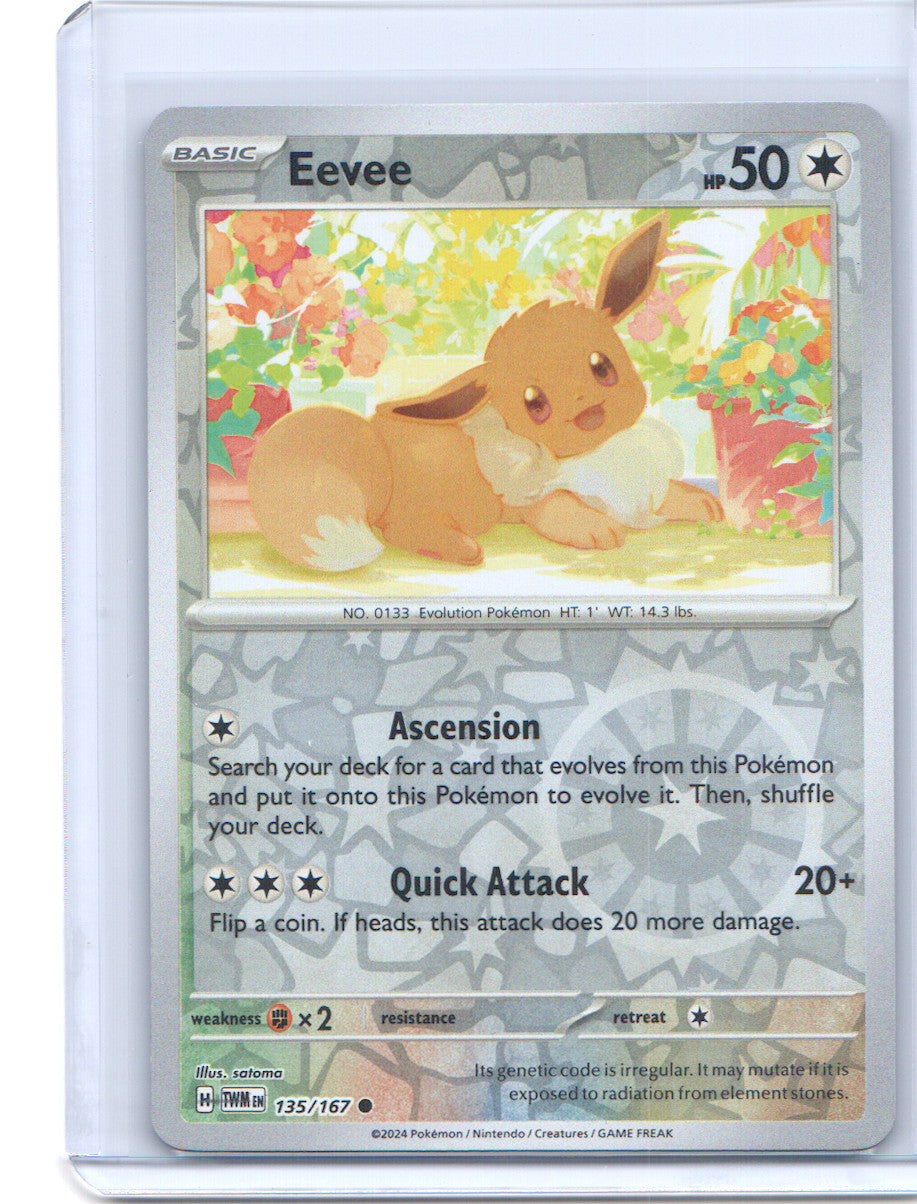 Eevee Common SV06: Twilight Masquerade 135/167 NM