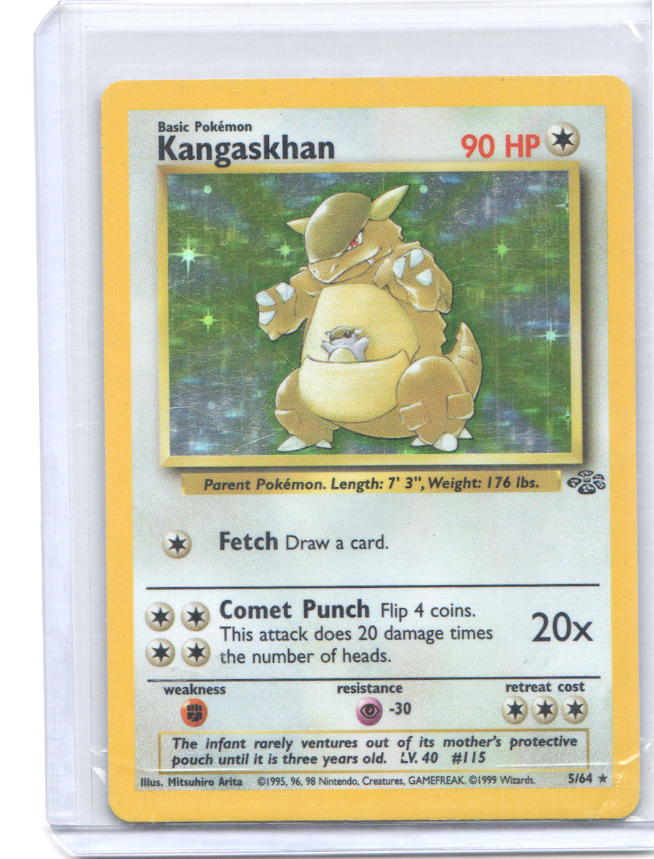 Kangaskhan (5) Holo Rare Jungle 05/64 MP