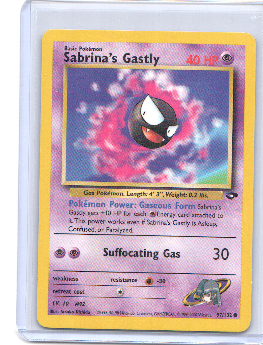 Sabrina's Gastly (97) Common Gym Challenge 097/132 NM