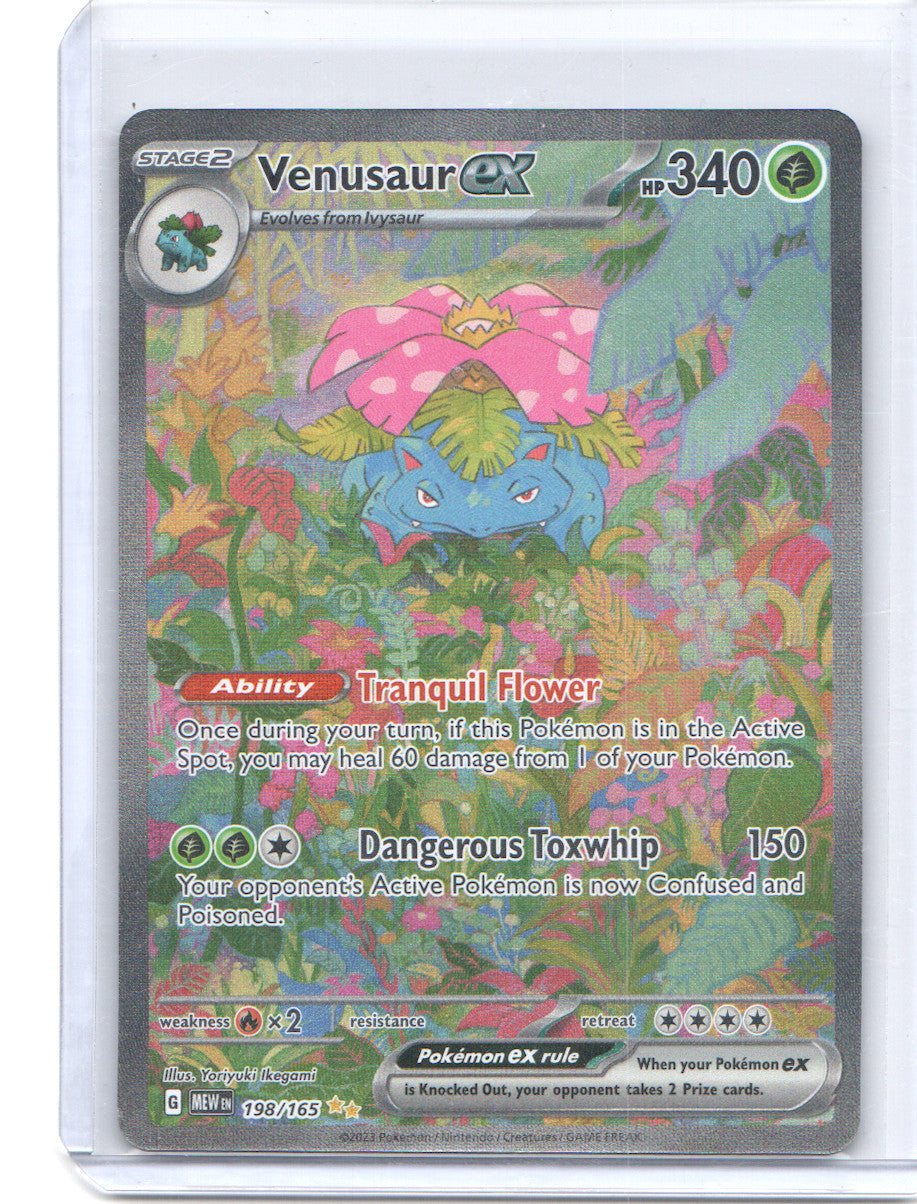 Venusaur ex Special Illustration Rare SV: Scarlet & Violet 151 198/165 NM