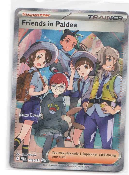 Friends in Paldea Ultra Rare SV: Prismatic Evolutions 137/131 NM